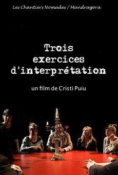 Affiche du film Trois exercices d'interprétation, de Cristi Puiu