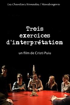 affiche du film Trois exercices d'interprétation, de Cristi Puiu